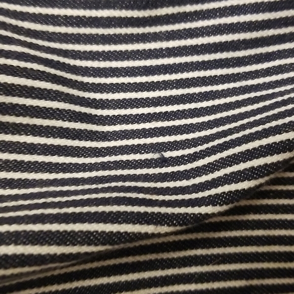 Blue & White striped nautical totes bag - Picture 9 of 10